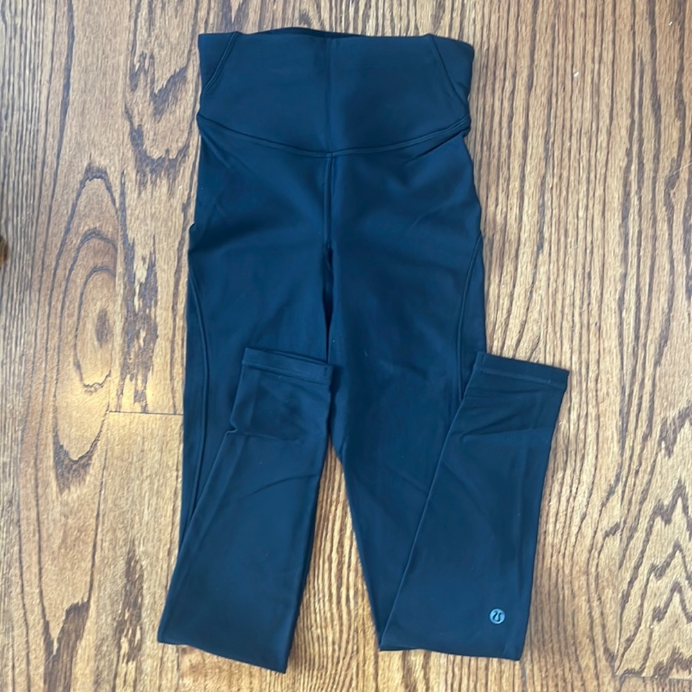 lululemon Base Pace Tight Fleece Lined Size 2 - Black